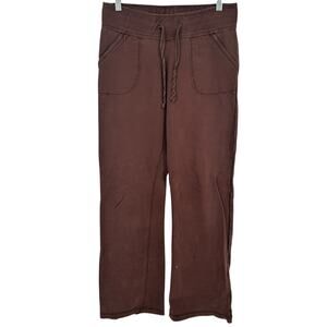 Vintage 90s y2k Women's Mocha Brown Maurices Wide Leg Baggy Flare Sweatpants